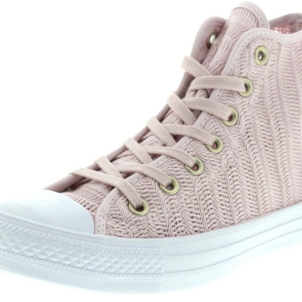 Converse Light Pink High-Top Sneakers